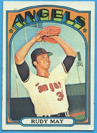 1972 Topps Baseball Cards      656     Rudy May